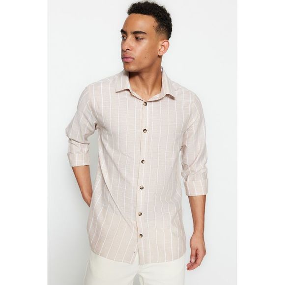 NWT Trendyol Men Regular fit Shirt collar Woven Shirt - Picture 2 of 12